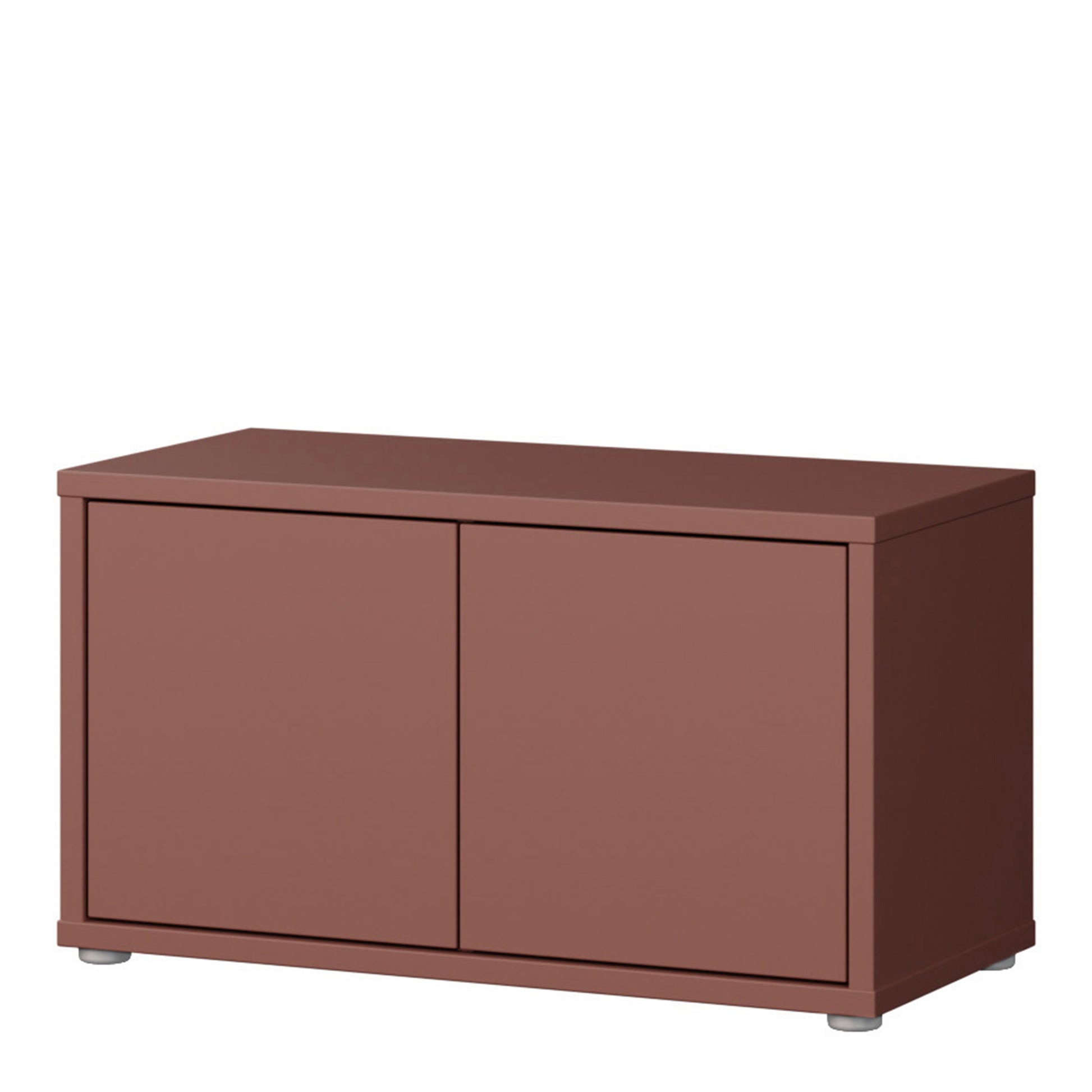 Bloc 2 Door Storage Bench in Terracotta - Industrious Decor