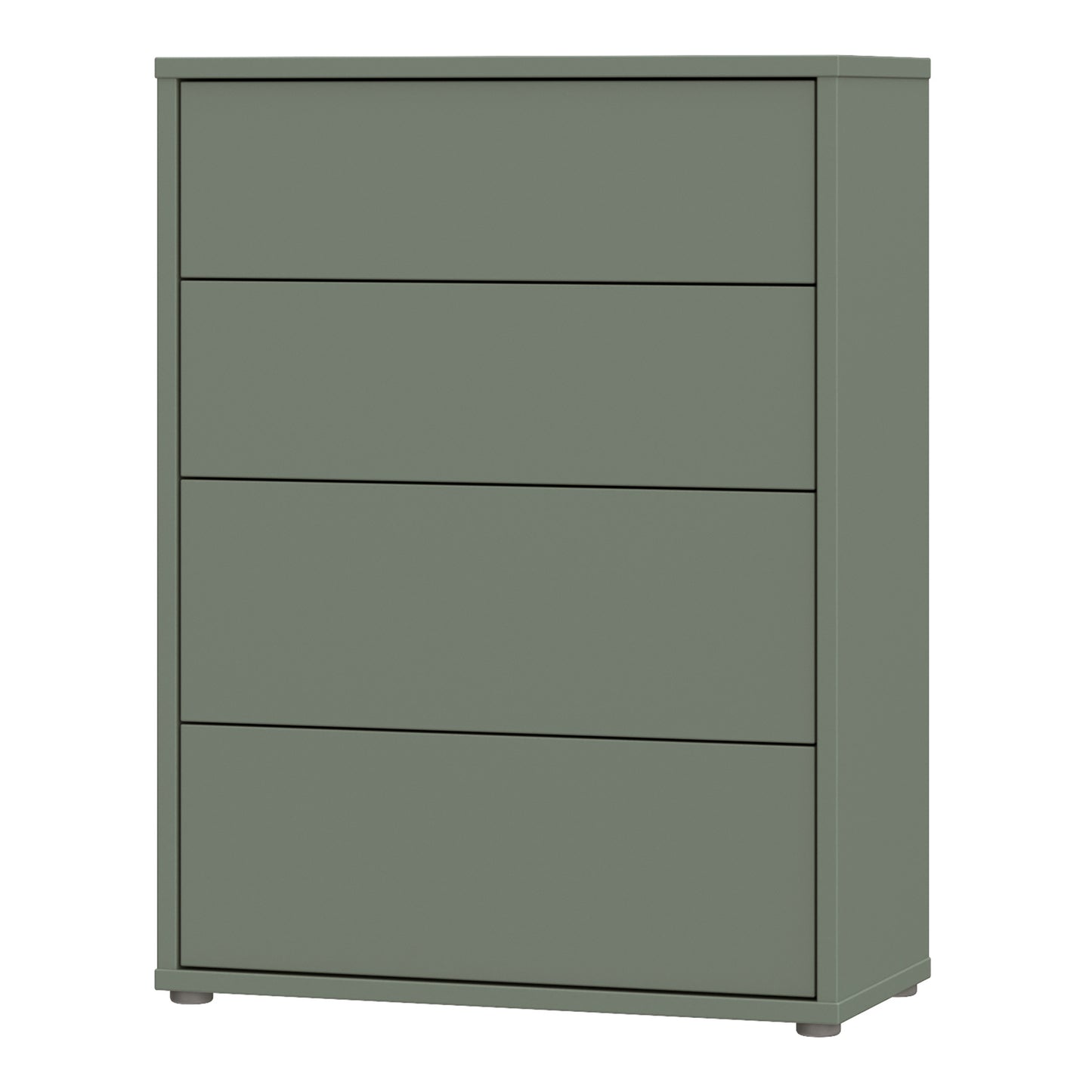 Bloc 4 Drawer Chest in Sage Green - Industrious Decor