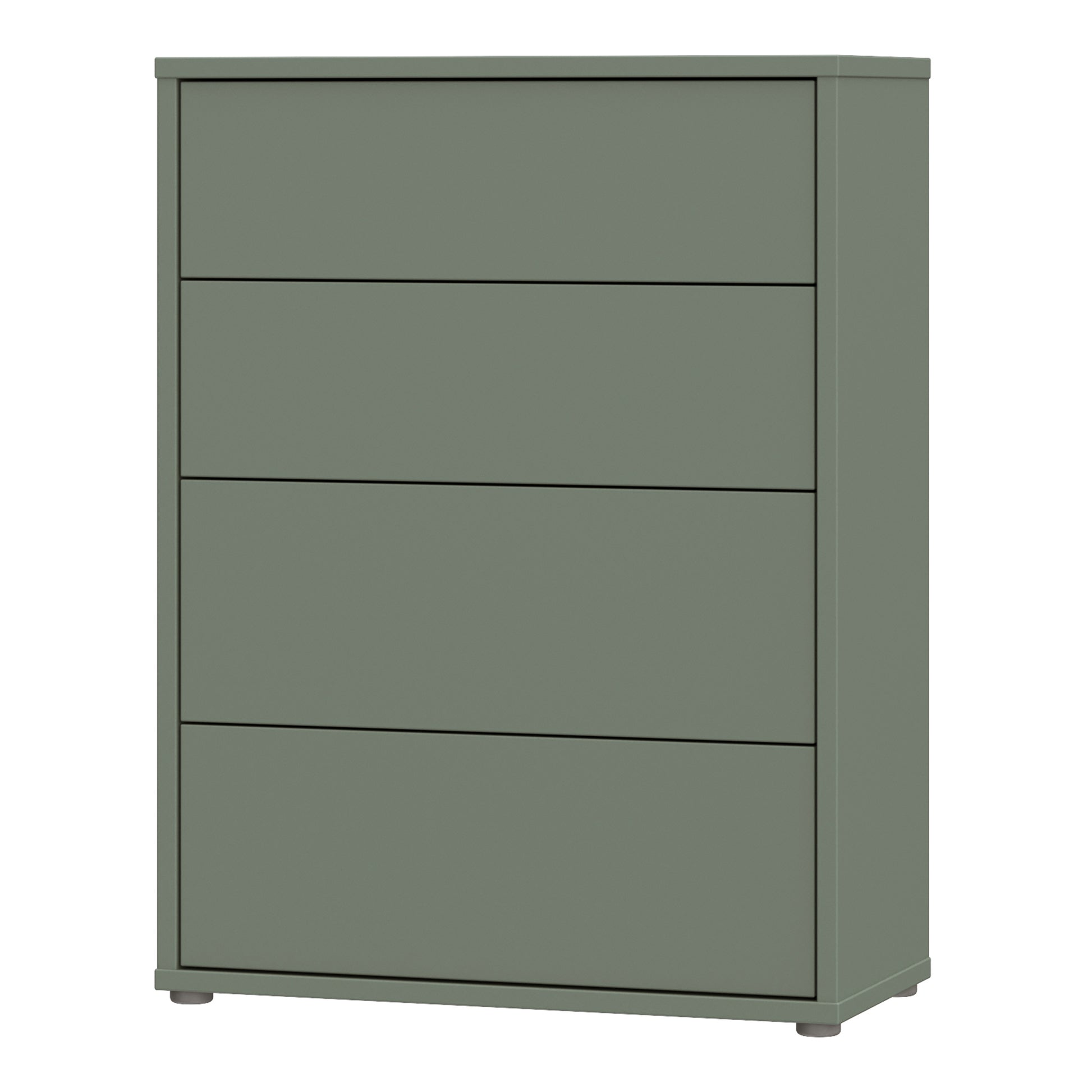 Bloc 4 Drawer Chest in Sage Green - Industrious Decor