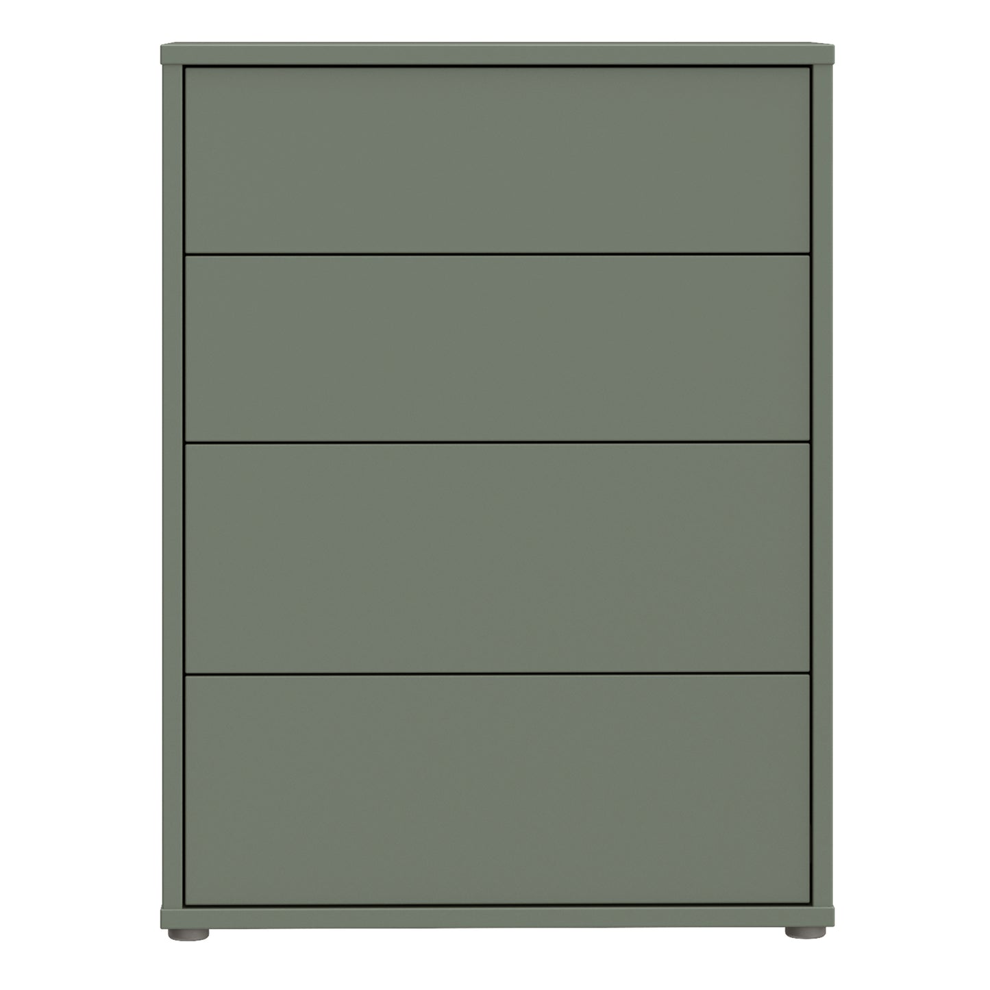 Bloc 4 Drawer Chest in Sage Green - Industrious Decor