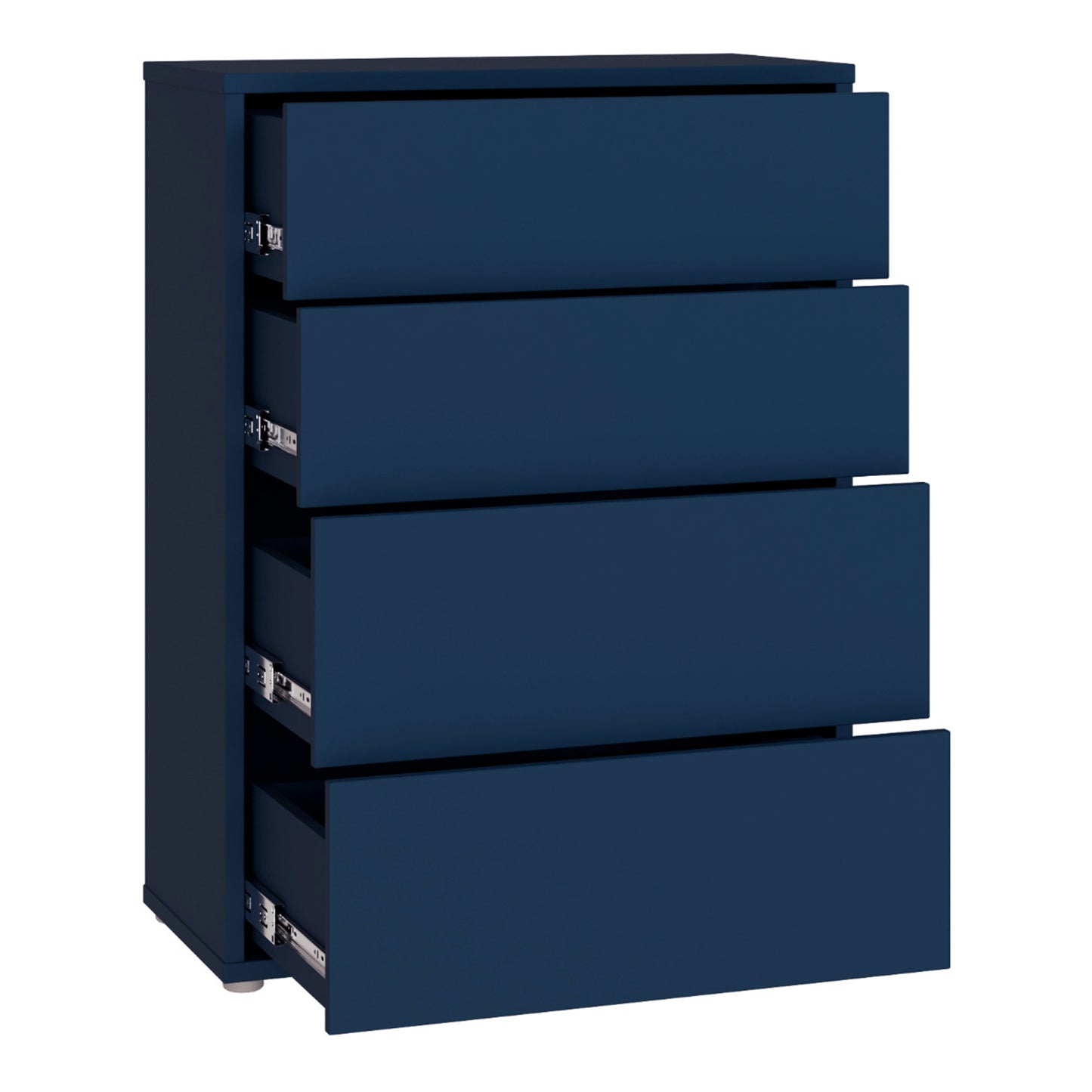Bloc 4 Drawer Chest in Night Blue - Industrious Decor