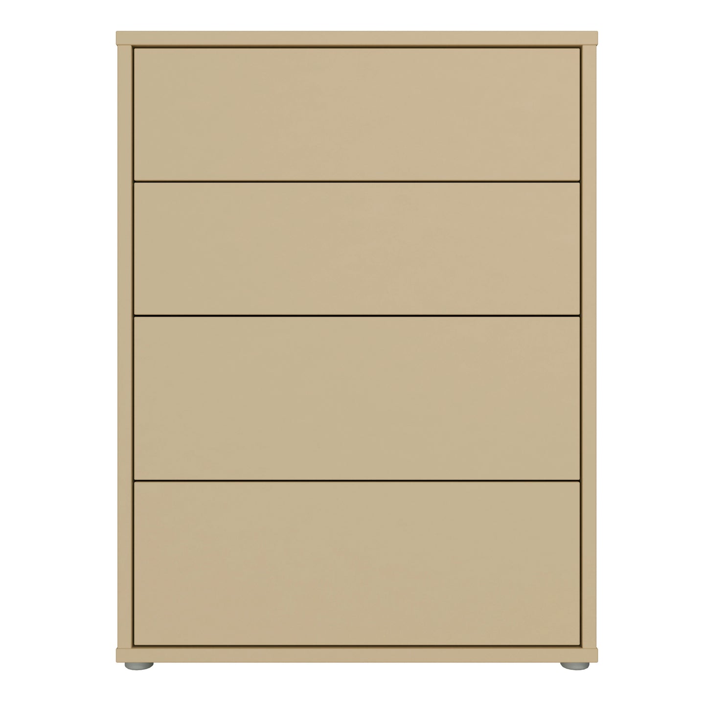 Bloc 4 Drawer Chest in Butter Yellow - Industrious Decor