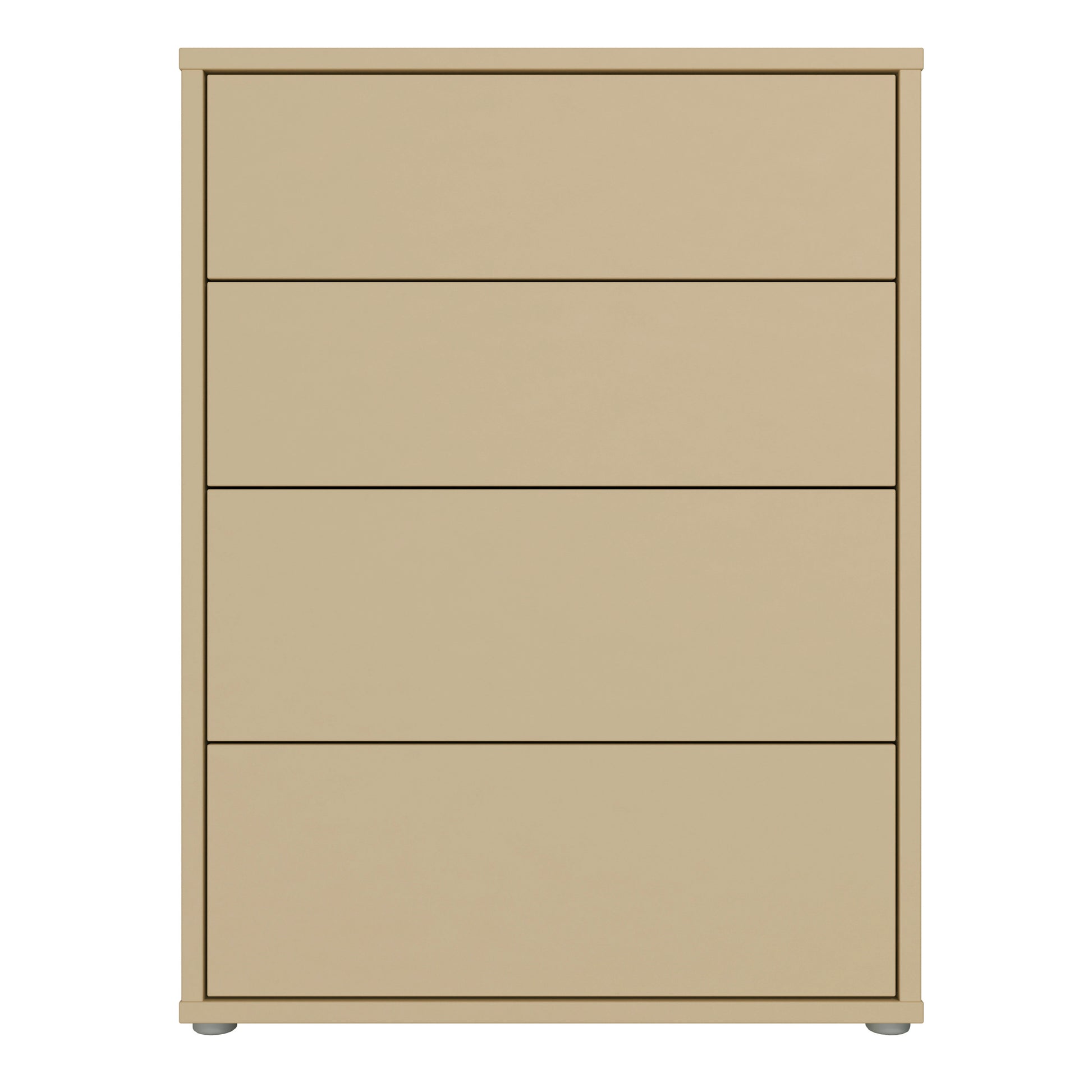 Bloc 4 Drawer Chest in Butter Yellow - Industrious Decor