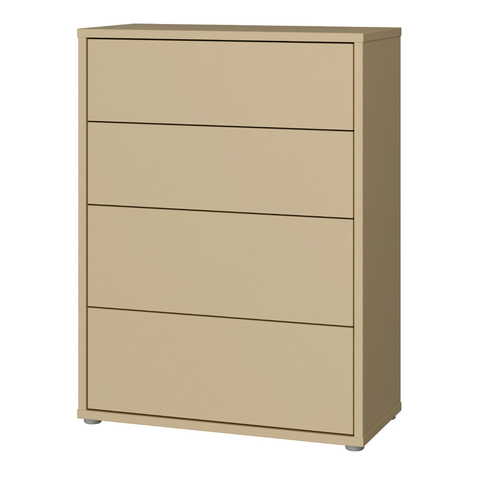 Bloc 4 Drawer Chest in Butter Yellow - Industrious Decor