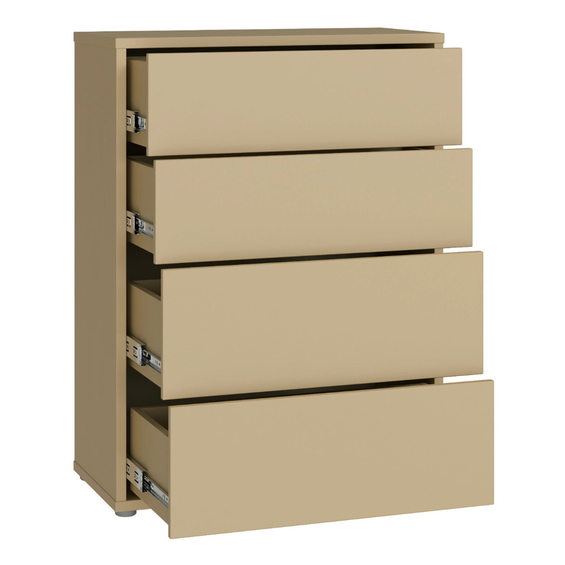 Bloc 4 Drawer Chest in Butter Yellow - Industrious Decor
