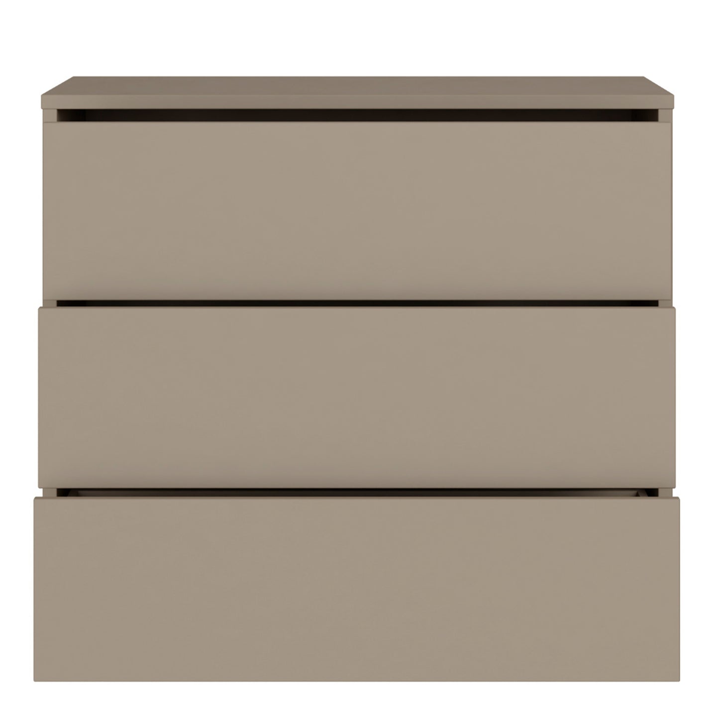 Bloc 3 Drawer Chest in Taupe - Industrious Decor