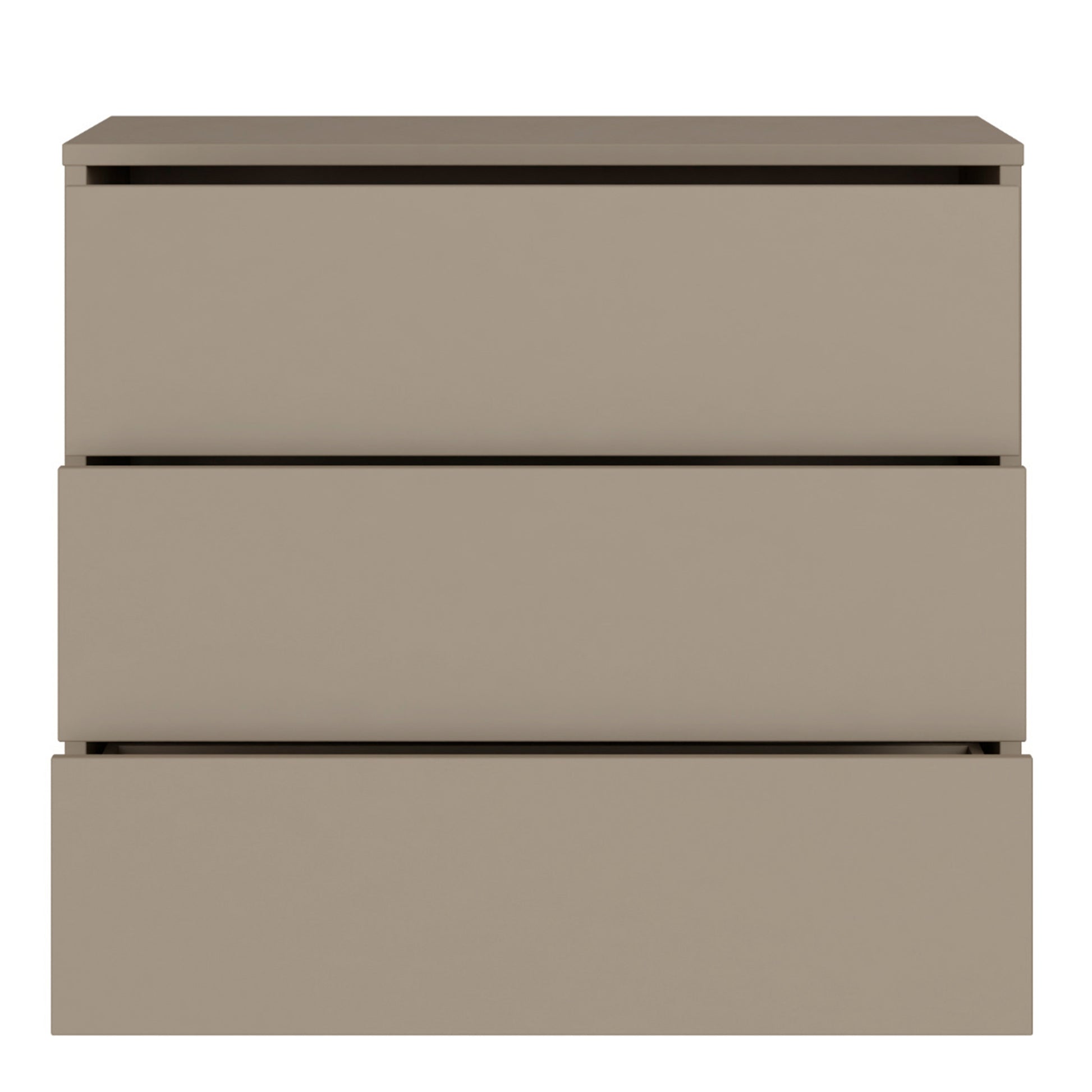 Bloc 3 Drawer Chest in Taupe - Industrious Decor