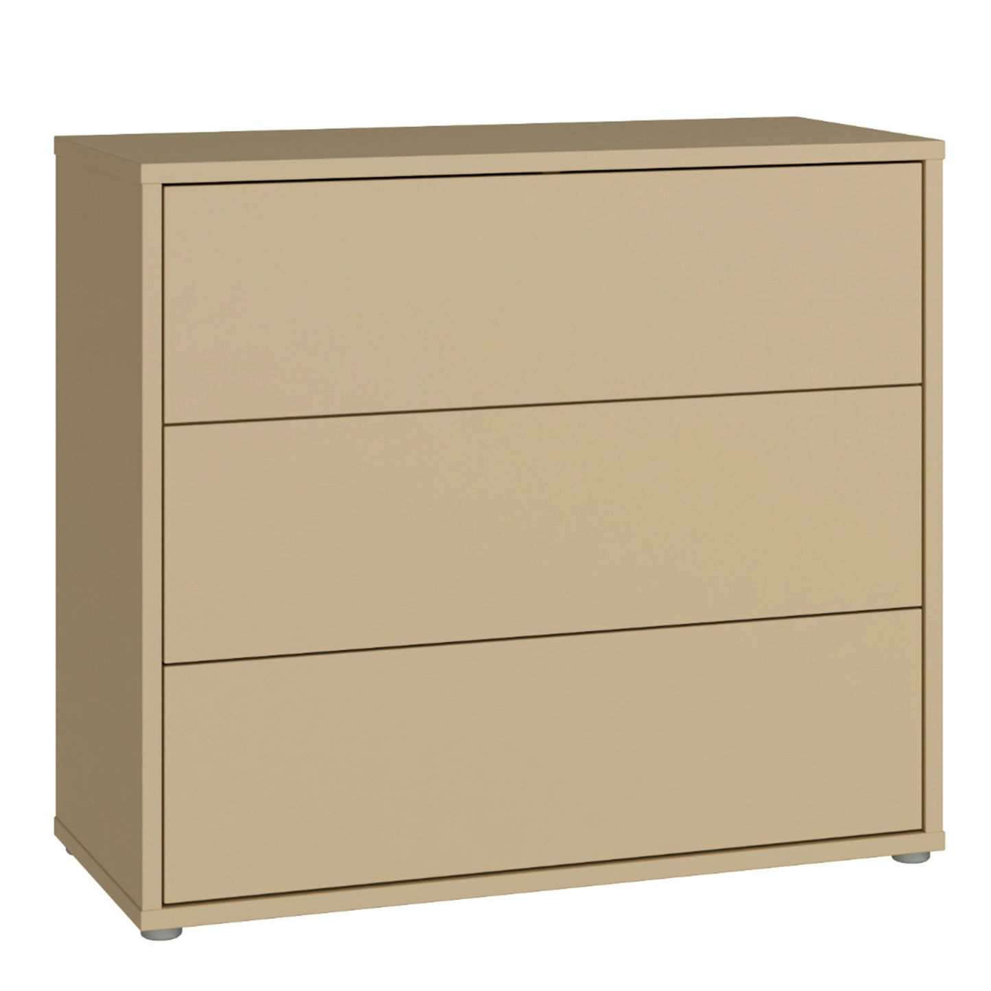 Bloc 3 Drawer Chest in Butter Yellow - Industrious Decor