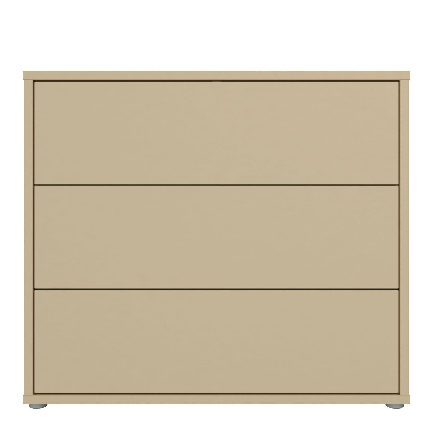 Bloc 3 Drawer Chest in Butter Yellow - Industrious Decor