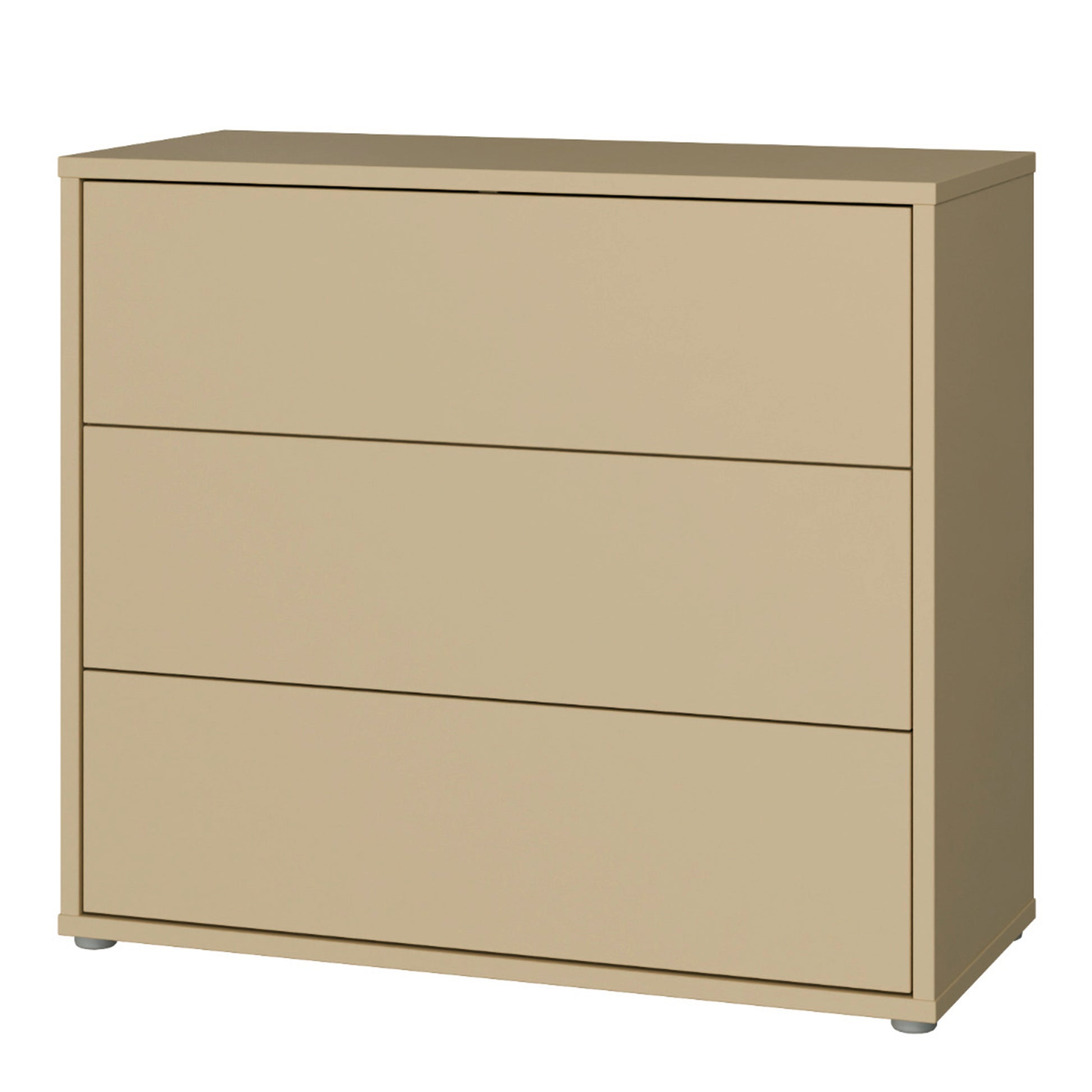 Bloc 3 Drawer Chest in Butter Yellow - Industrious Decor