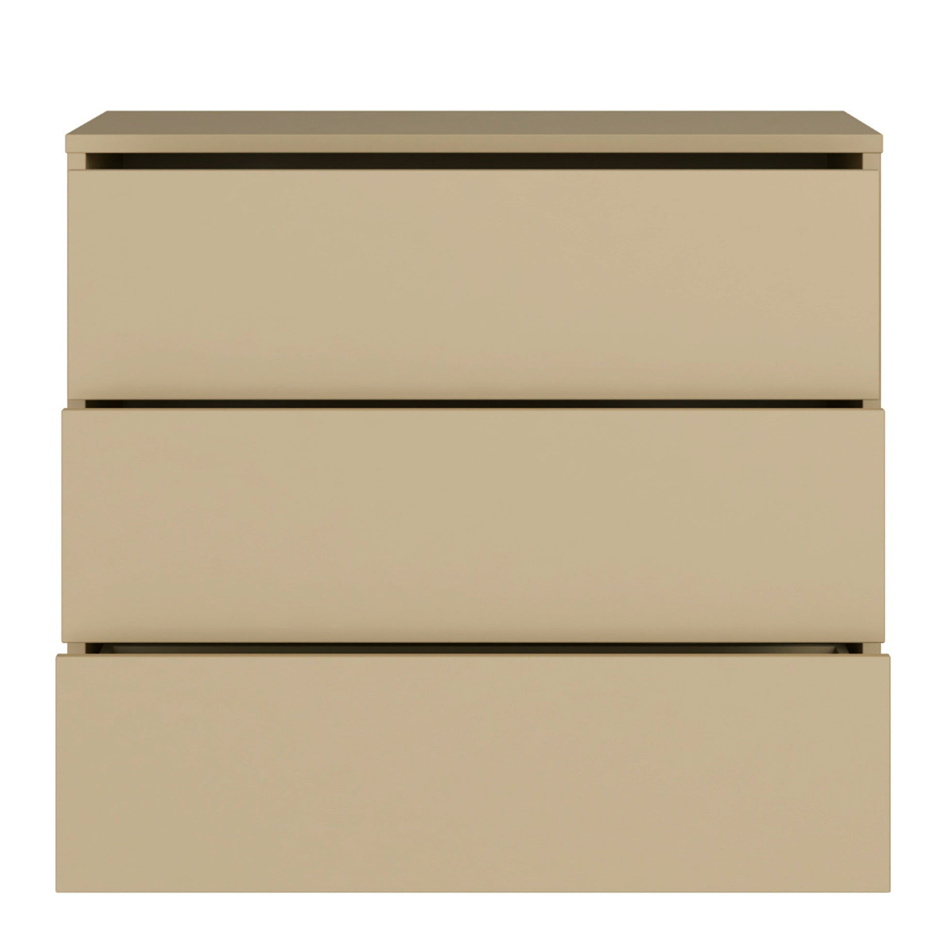 Bloc 3 Drawer Chest in Butter Yellow - Industrious Decor
