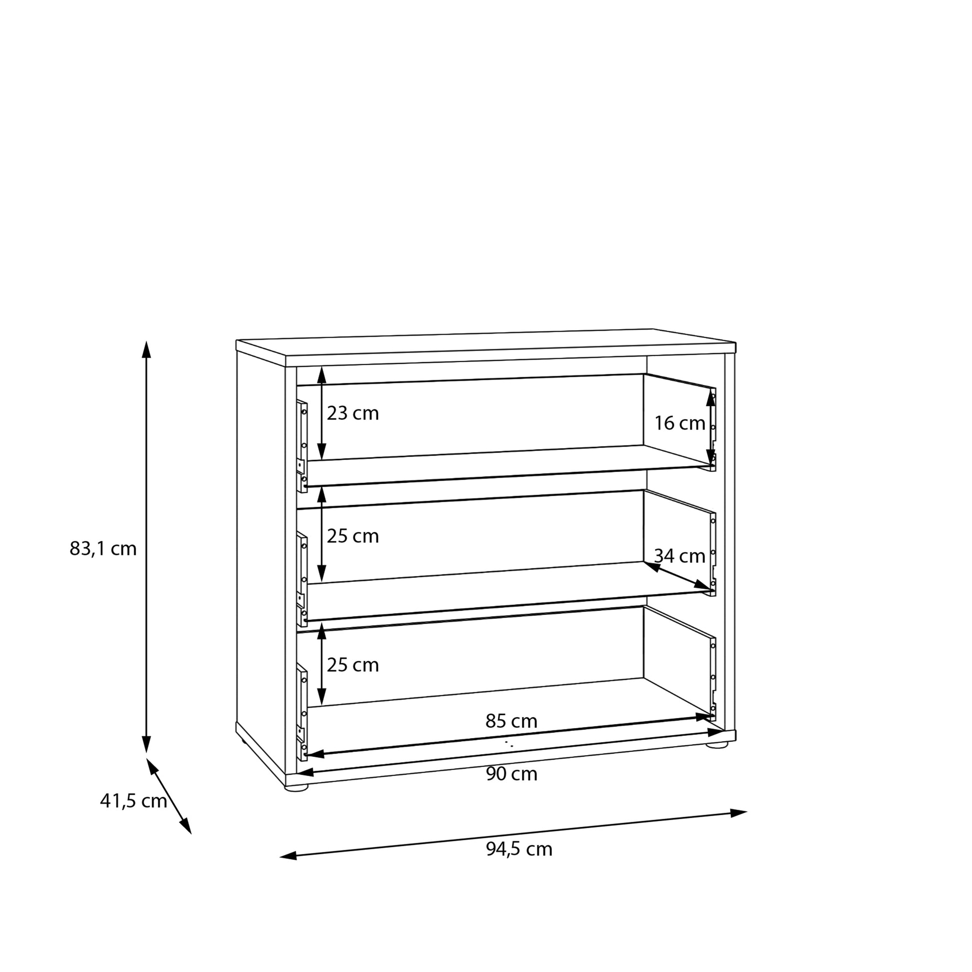 Bloc 3 Drawer Chest in Butter Yellow - Industrious Decor