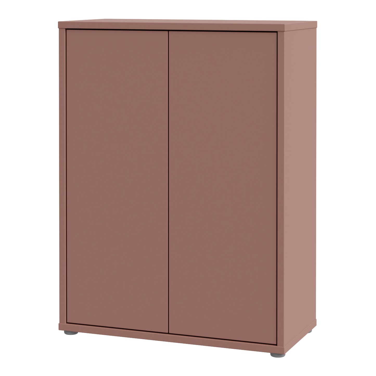 Bloc 2 Door Shoe Cabinet in Terracotta - Industrious Decor