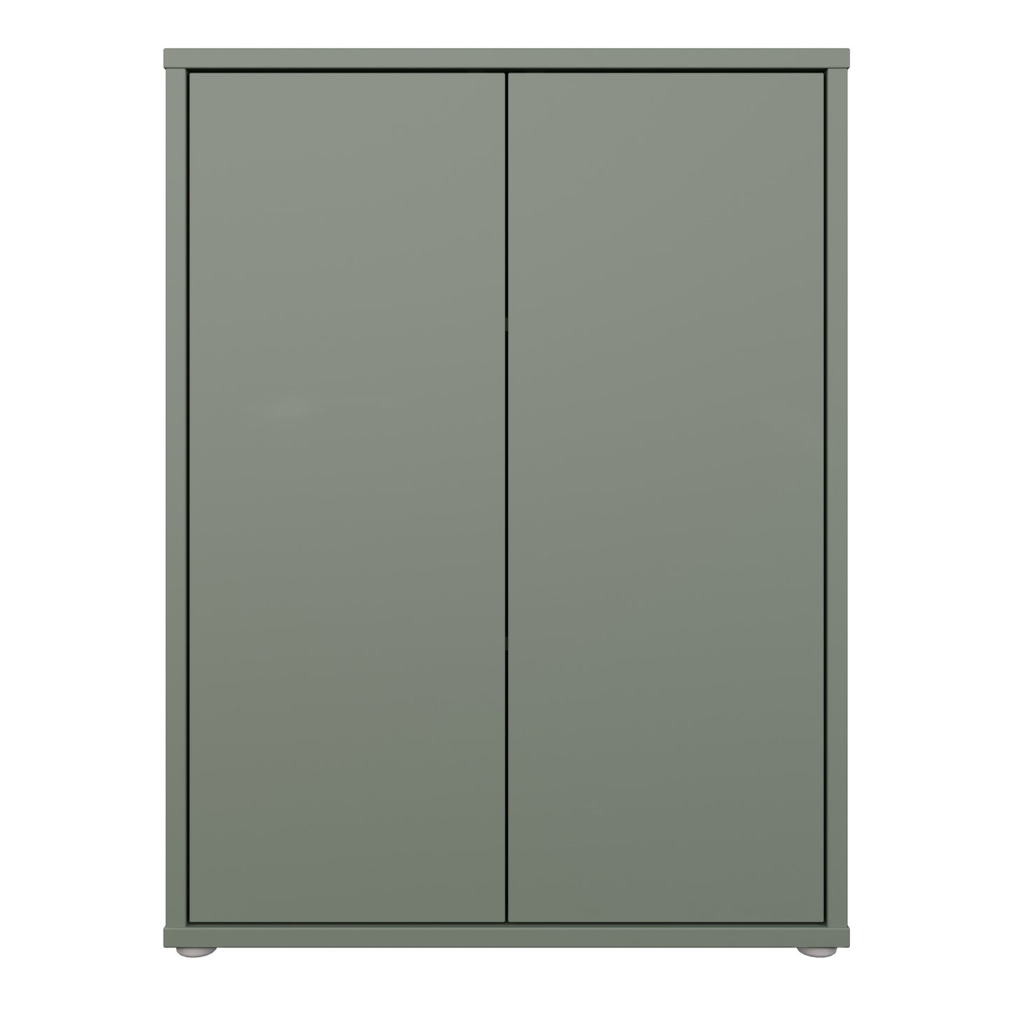 Bloc Tall 2 Door Cupboard in Sage Green - Industrious Decor