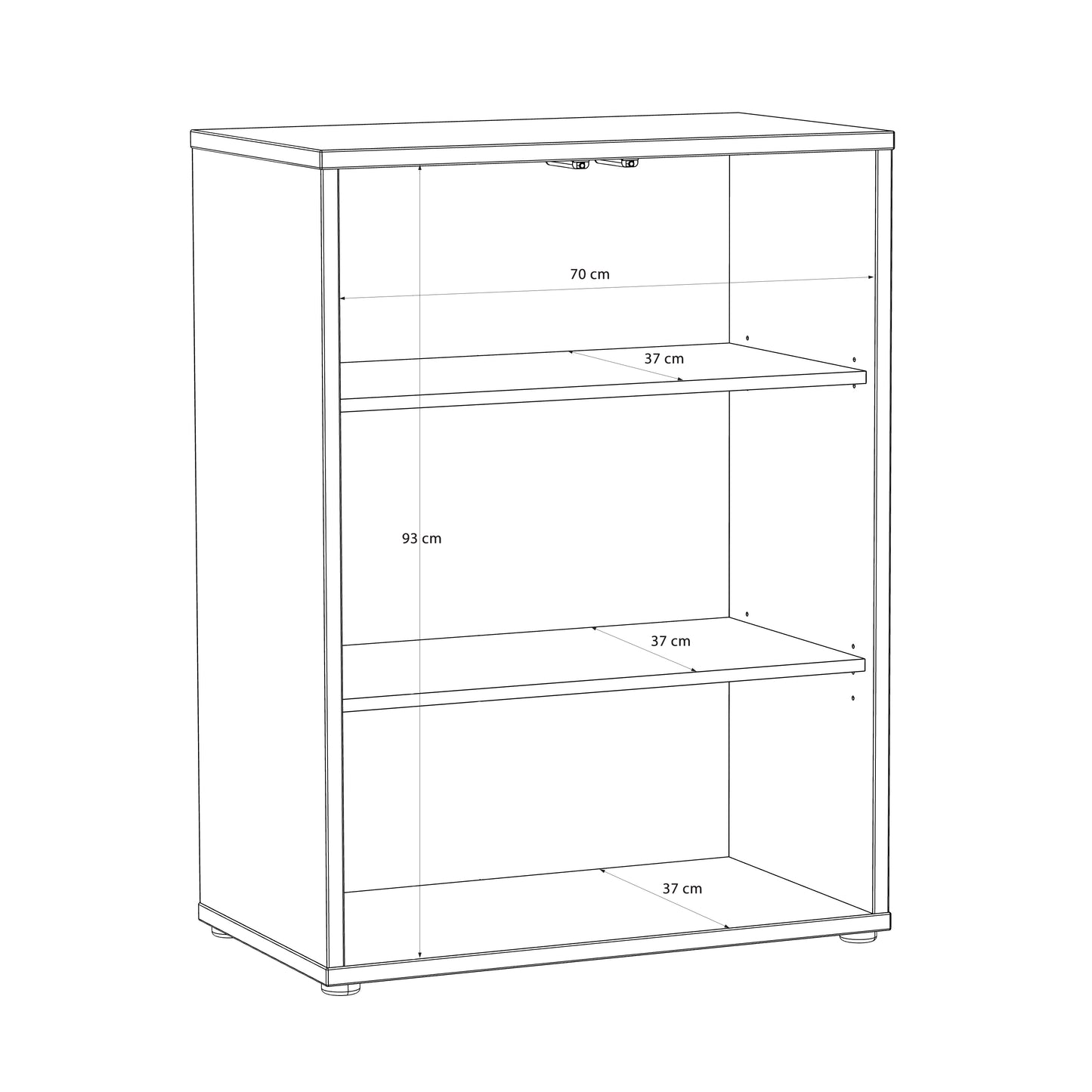 Bloc Tall 2 Door Cupboard in Terracotta - Industrious Decor