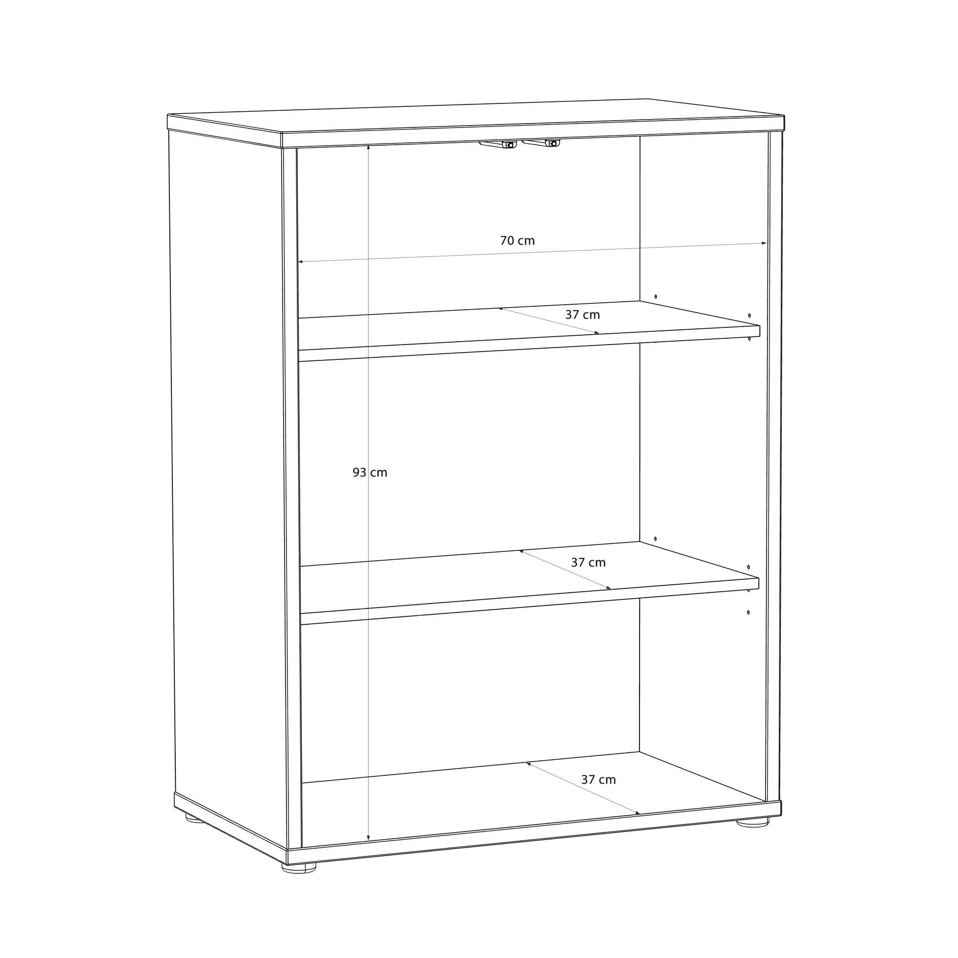 Bloc Tall 2 Door Cupboard in Terracotta - Industrious Decor