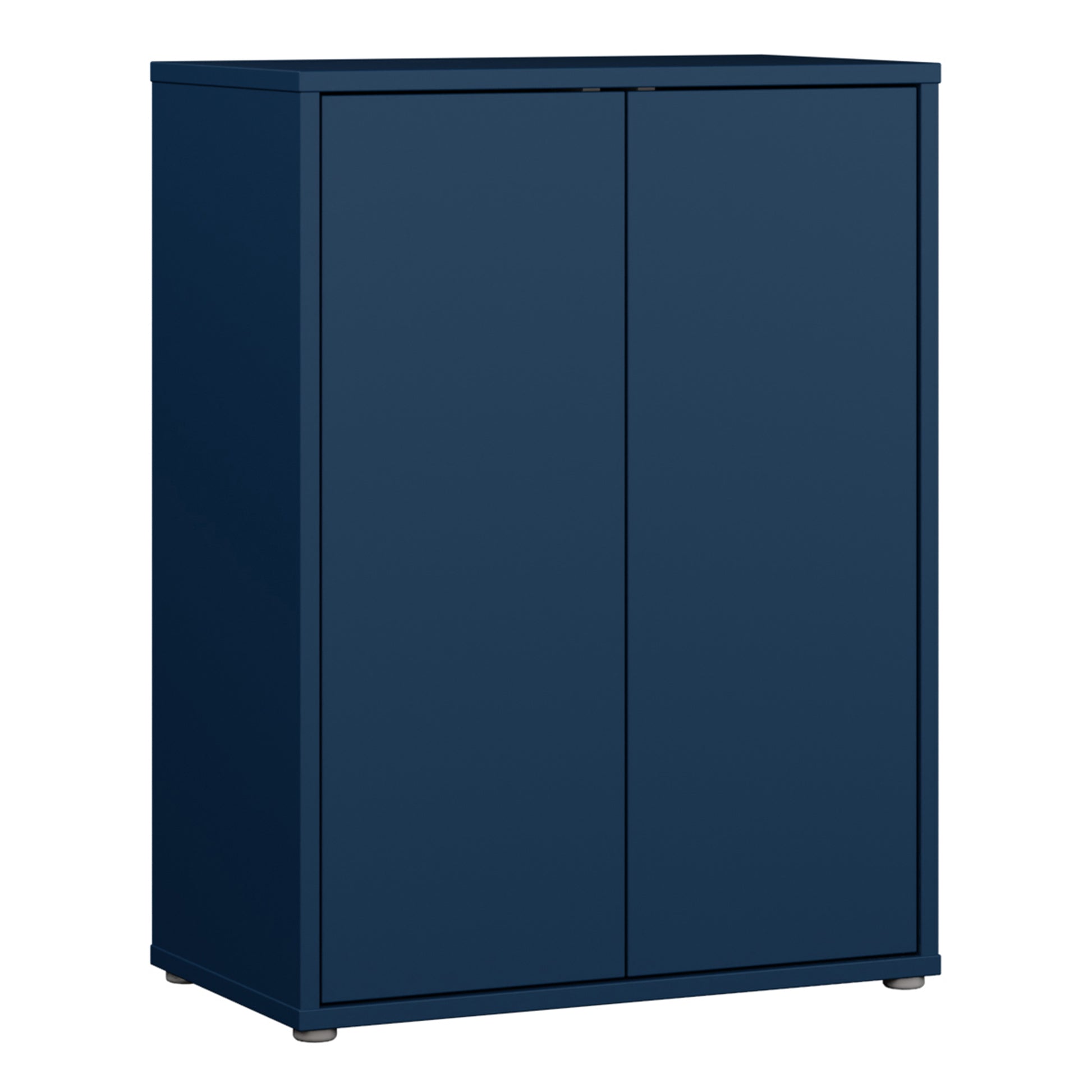 Bloc Tall 2 Door Cupboard in Night Blue - Industrious Decor