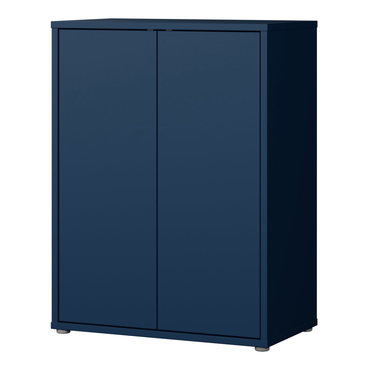 Bloc Tall 2 Door Cupboard in Night Blue - Industrious Decor
