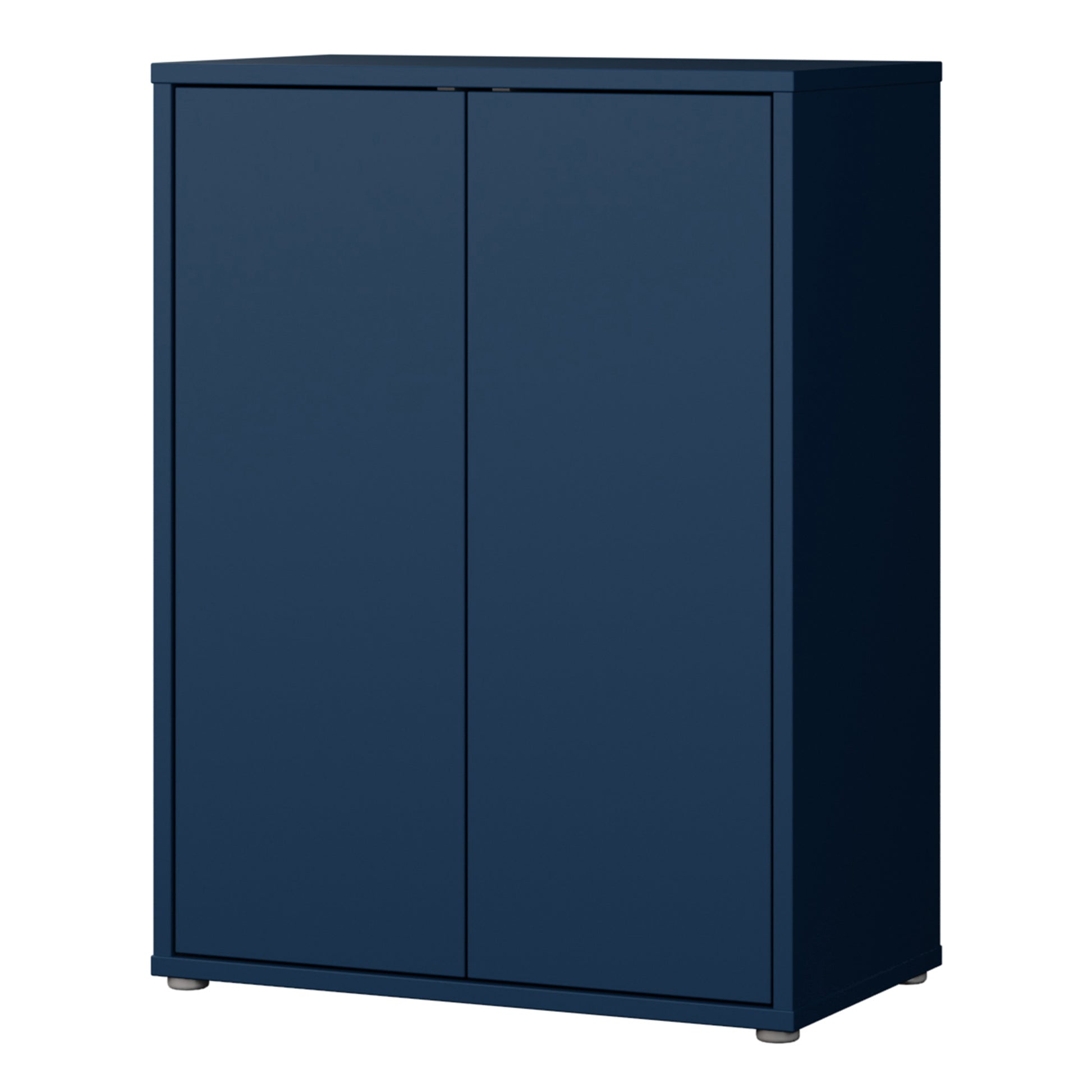 Bloc Tall 2 Door Cupboard in Night Blue - Industrious Decor