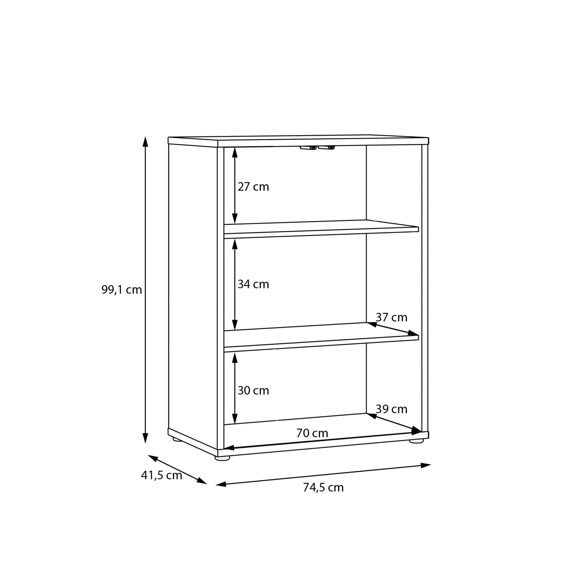 Bloc Tall 2 Door Cupboard in Night Blue - Industrious Decor