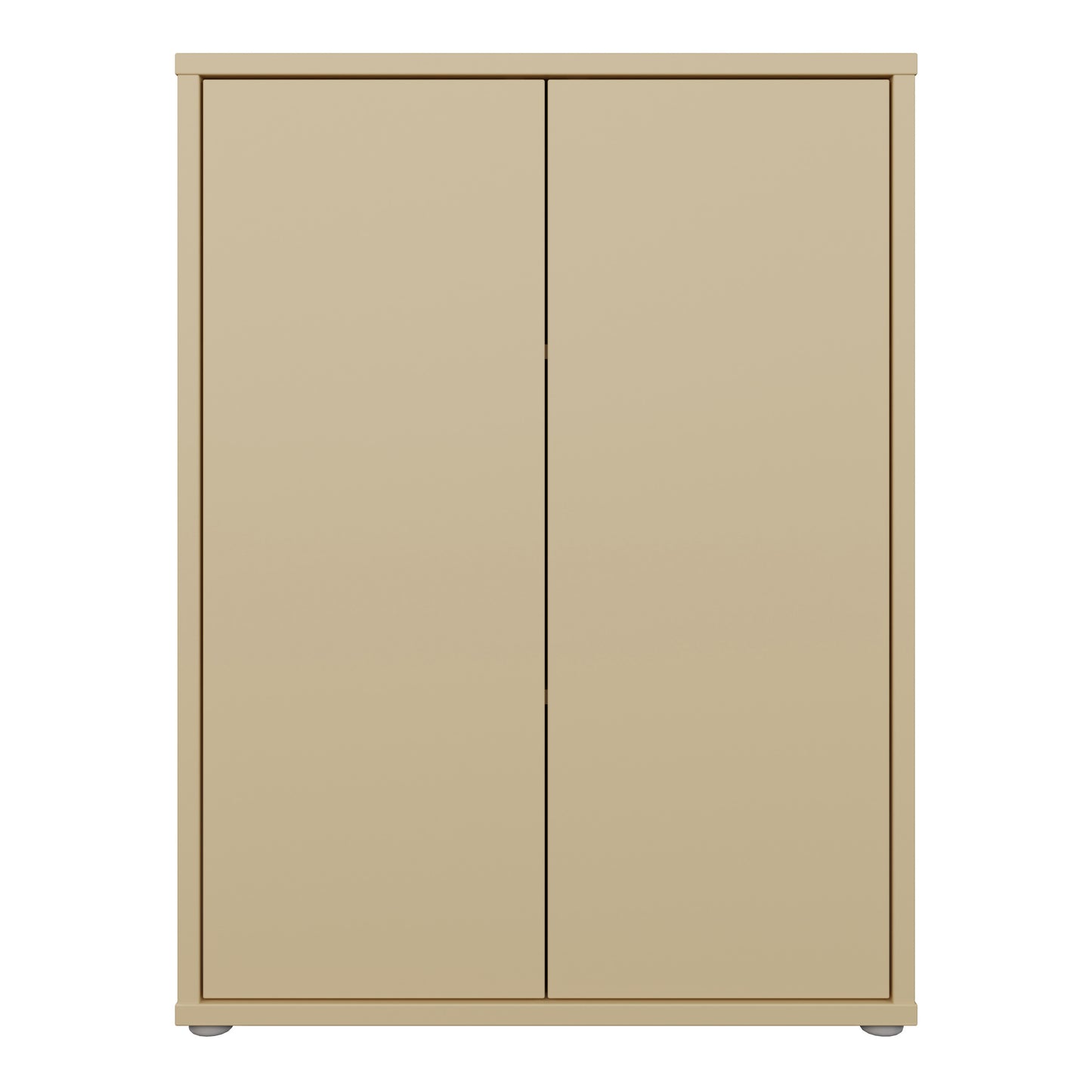 Bloc Tall 2 Door Cupboard in Butter Yellow - Industrious Decor