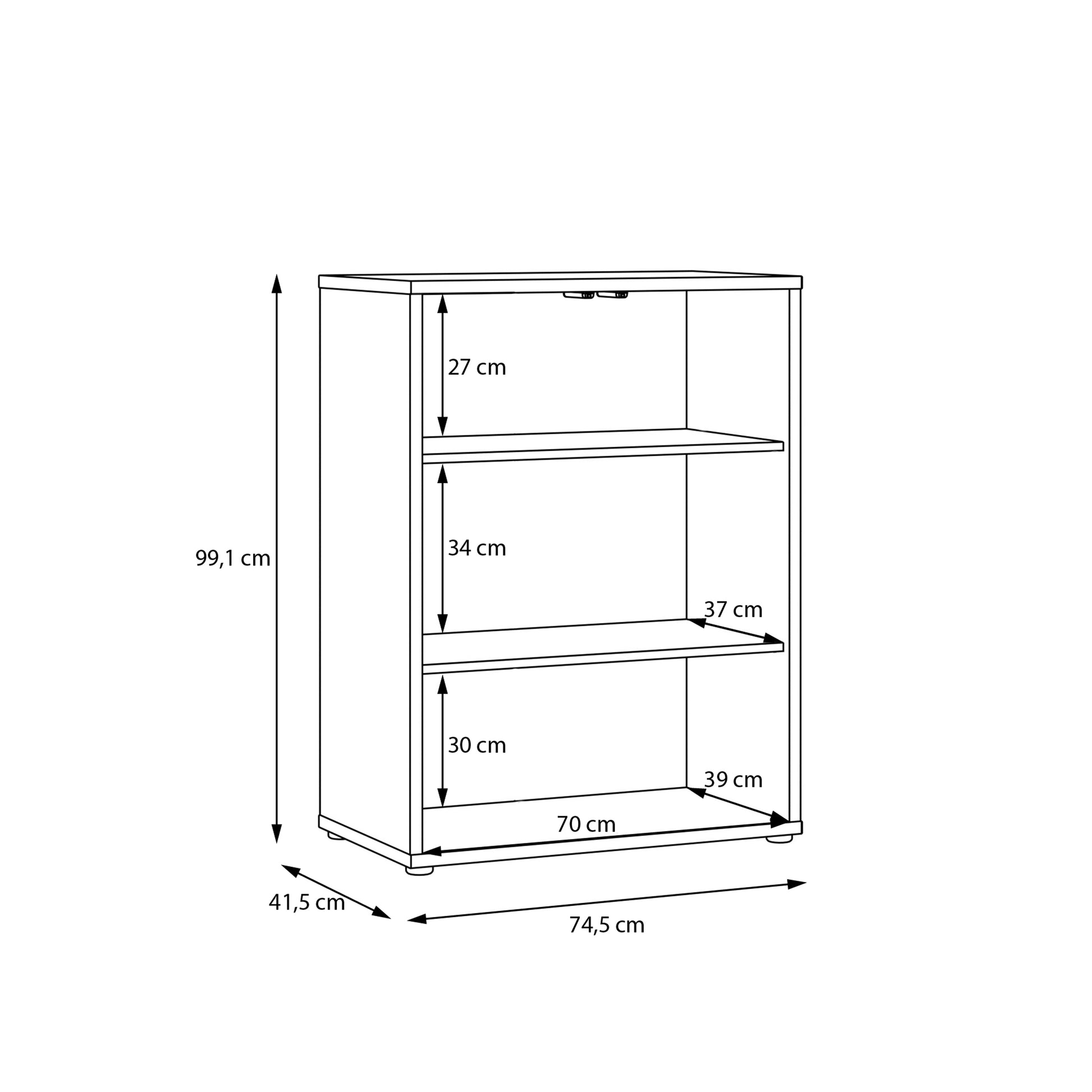 Bloc Tall 2 Door Cupboard in Butter Yellow - Industrious Decor