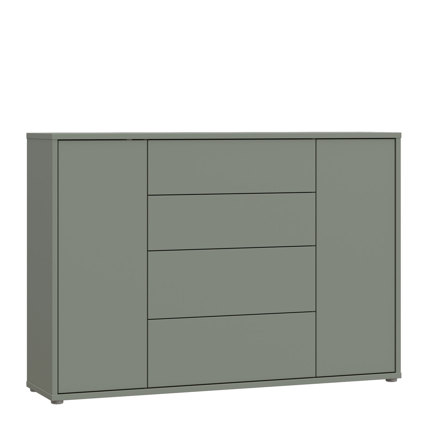 Bloc Wide Sideboard in Sage Green - Industrious Decor
