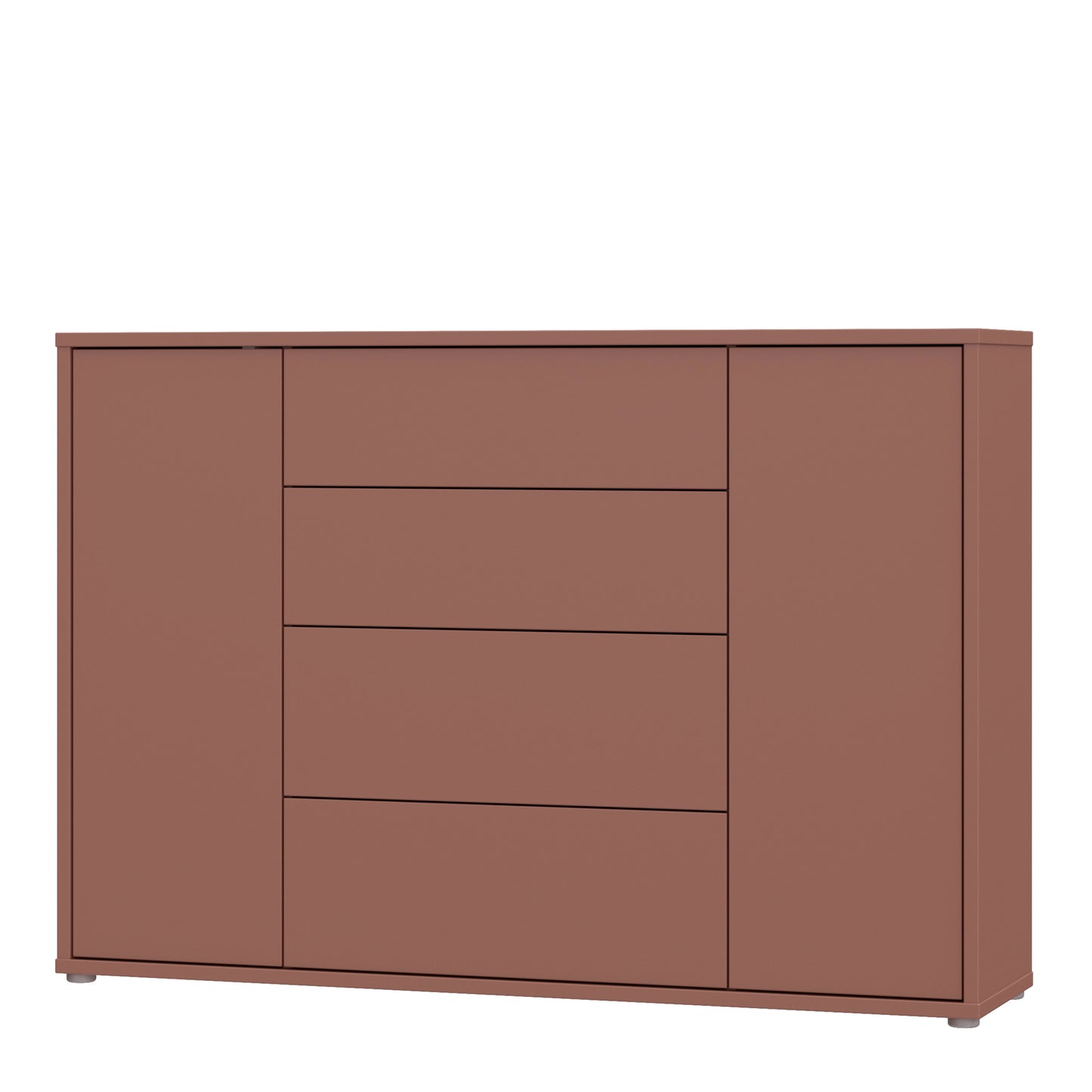 Bloc Wide Sideboard in Terracotta - Industrious Decor