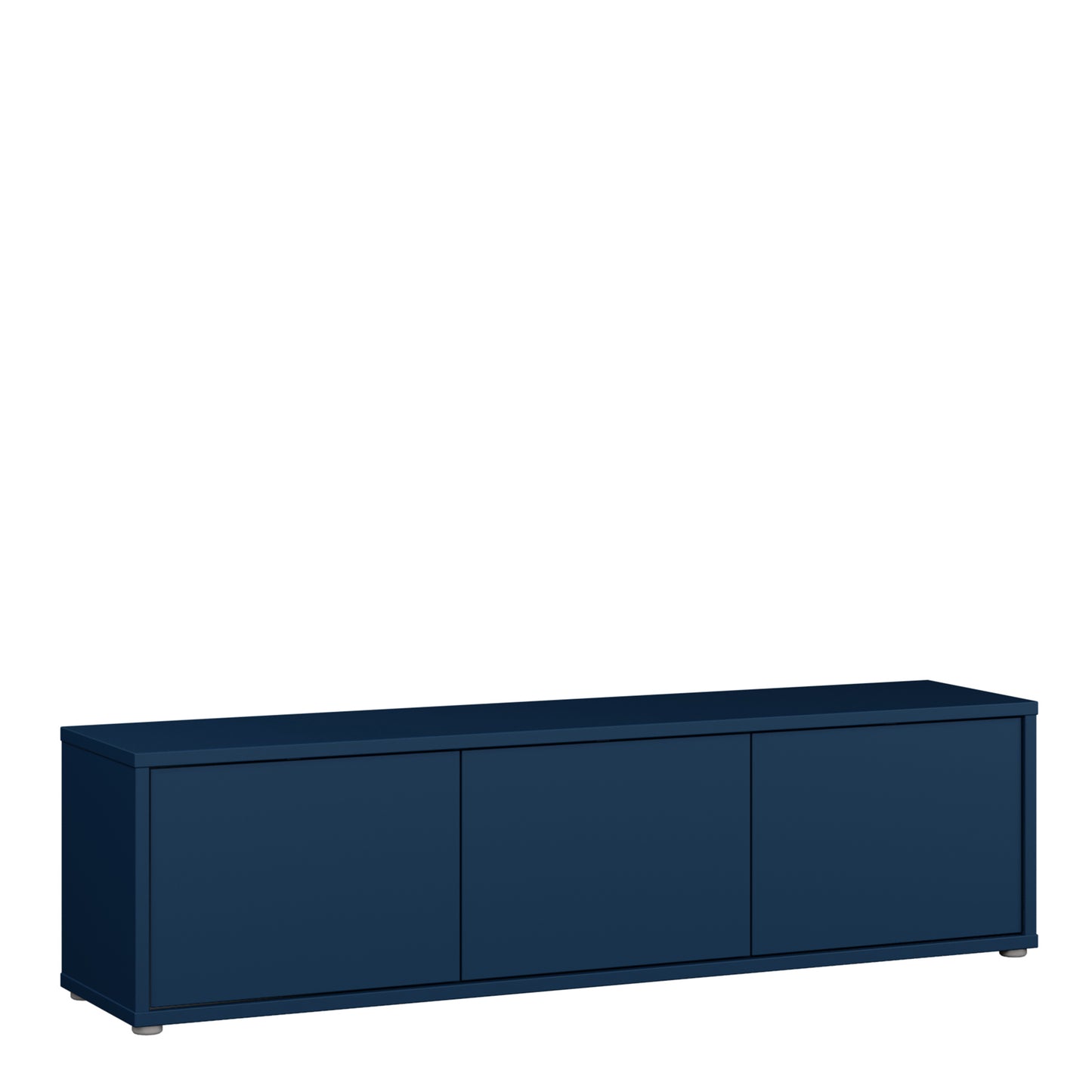 Bloc Wide TV Cabinet in Night Blue - Industrious Decor