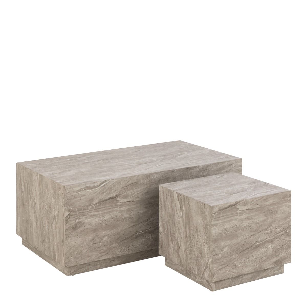 Cubed Coffee Table Set - Industrious Decor