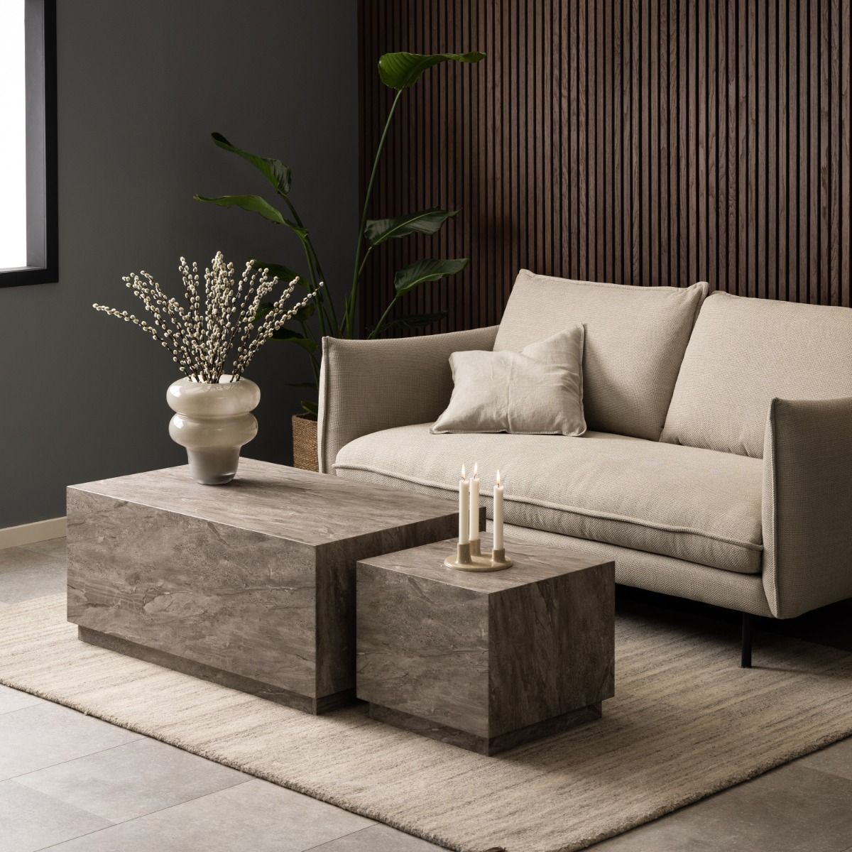 Cubed Coffee Table Set - Industrious Decor