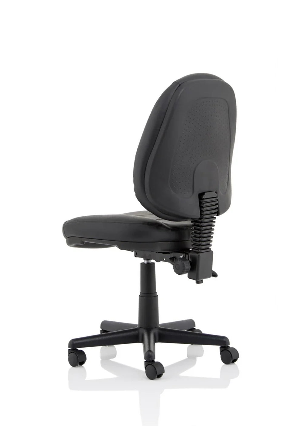 Ashcombe Medium Back Bonded Leather Task Chair | Gas Height Adjustment | Height Adjustable Back | Fixed or Height Adjustable Arms - Industrious Decor