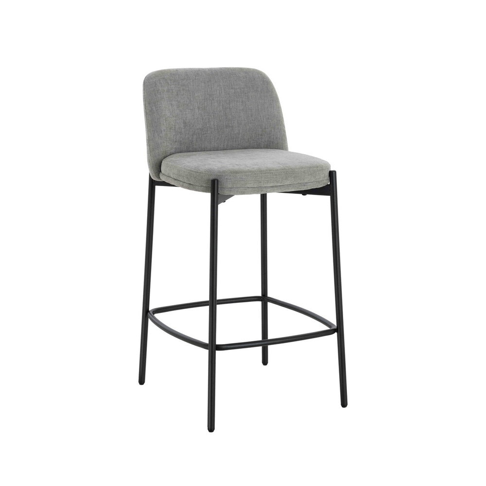 Alicia Bar Stool â€” Pair Grey - Industrious Decor