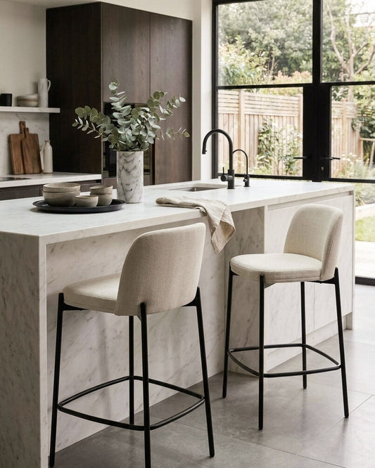 Alicia Bar Stool — Pair - Industrious Decor