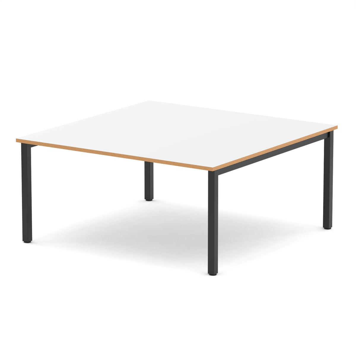Vantage Plus 1600mm Square Boardroom Table 1600 Black - Industrious Decor