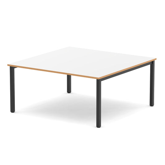 Vantage Plus 1600mm Square Boardroom Table 1600 Black - Industrious Decor