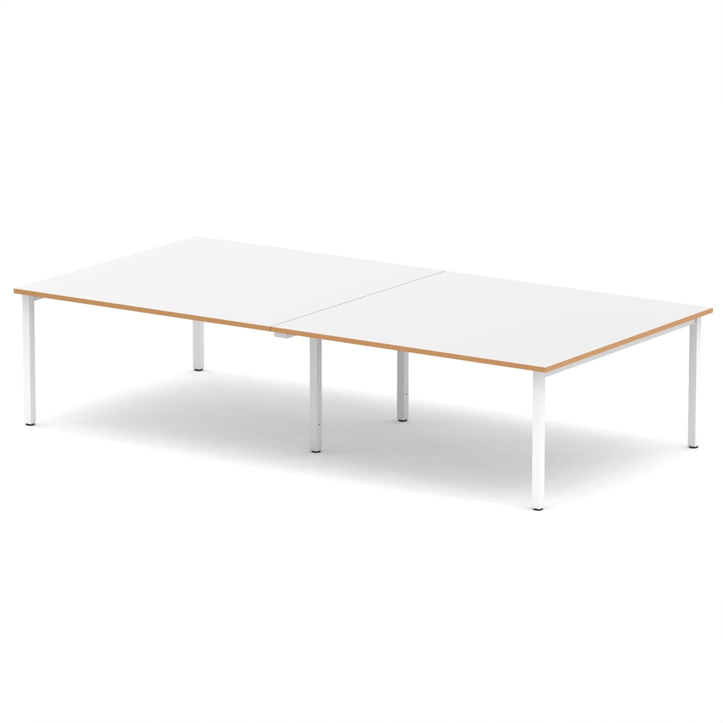 Evolve Plus Rectangular Boardroom Table 3200 White - Industrious Decor