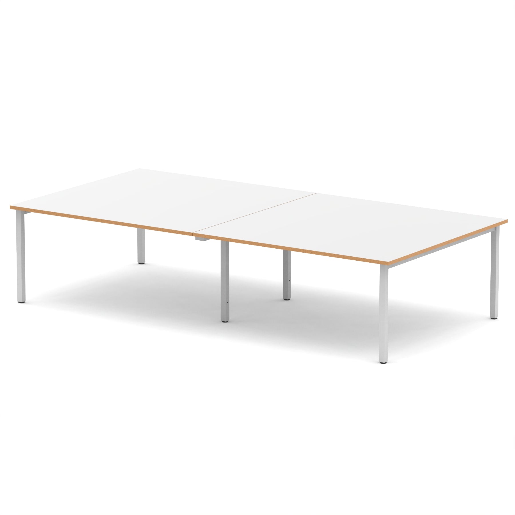 Evolve Plus Rectangular Boardroom Table 3200 Silver - Industrious Decor