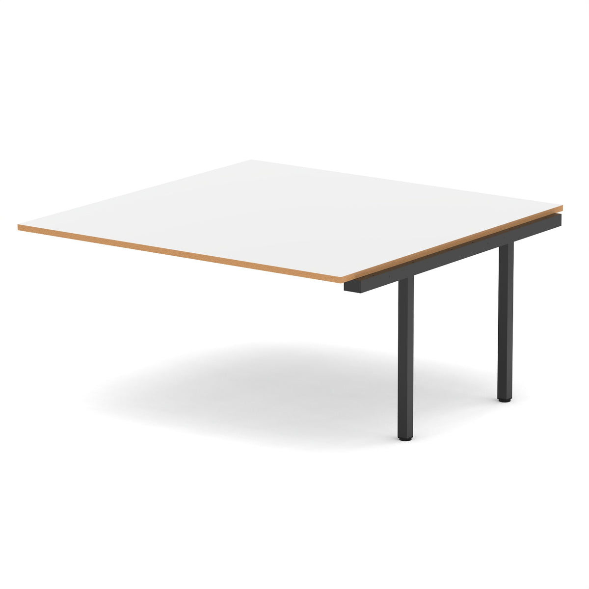 Vantage Plus 1600mm Square Boardroom Table Extension Kit 1600 Black - Industrious Decor