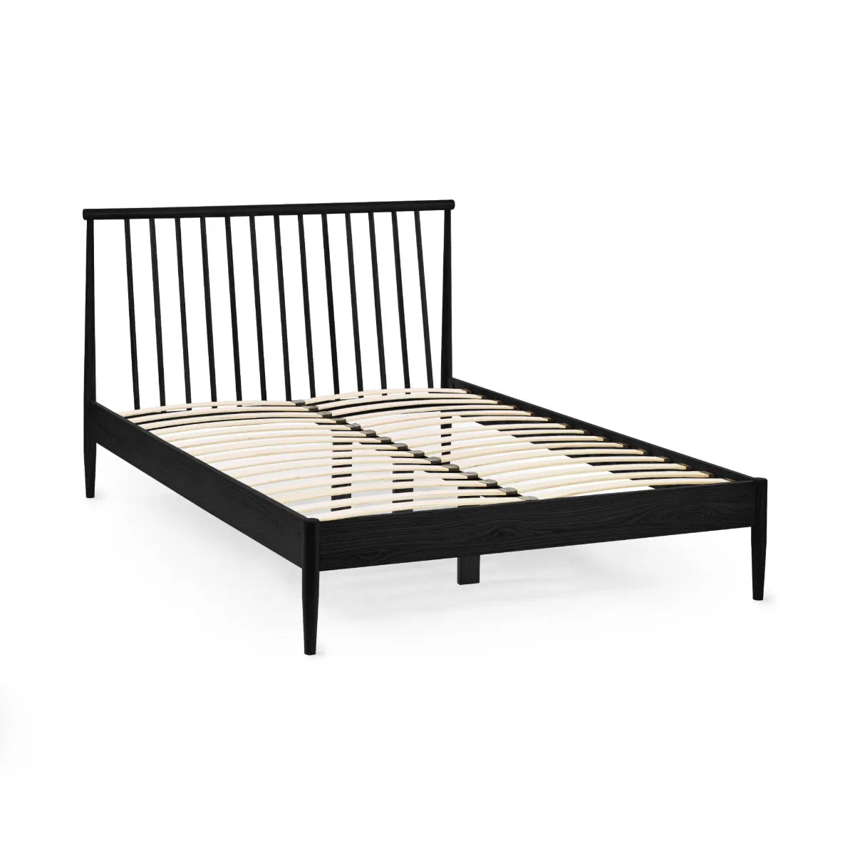 Oxford King Bed Frame — Dark Oak - Industrious Decor