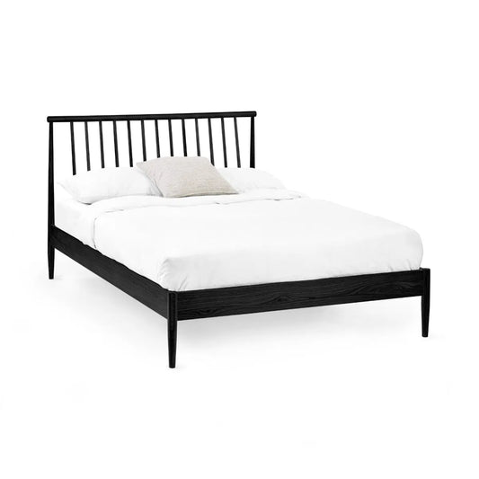 Oxford Double Bed Frame — Dark Oak - Industrious Decor