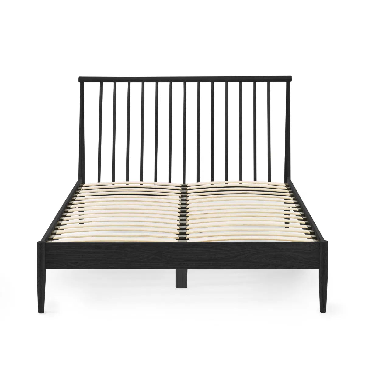Oxford King Bed Frame — Dark Oak - Industrious Decor