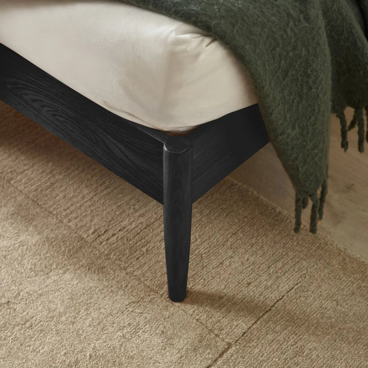 Oxford Double Bed Frame — Dark Oak - Industrious Decor