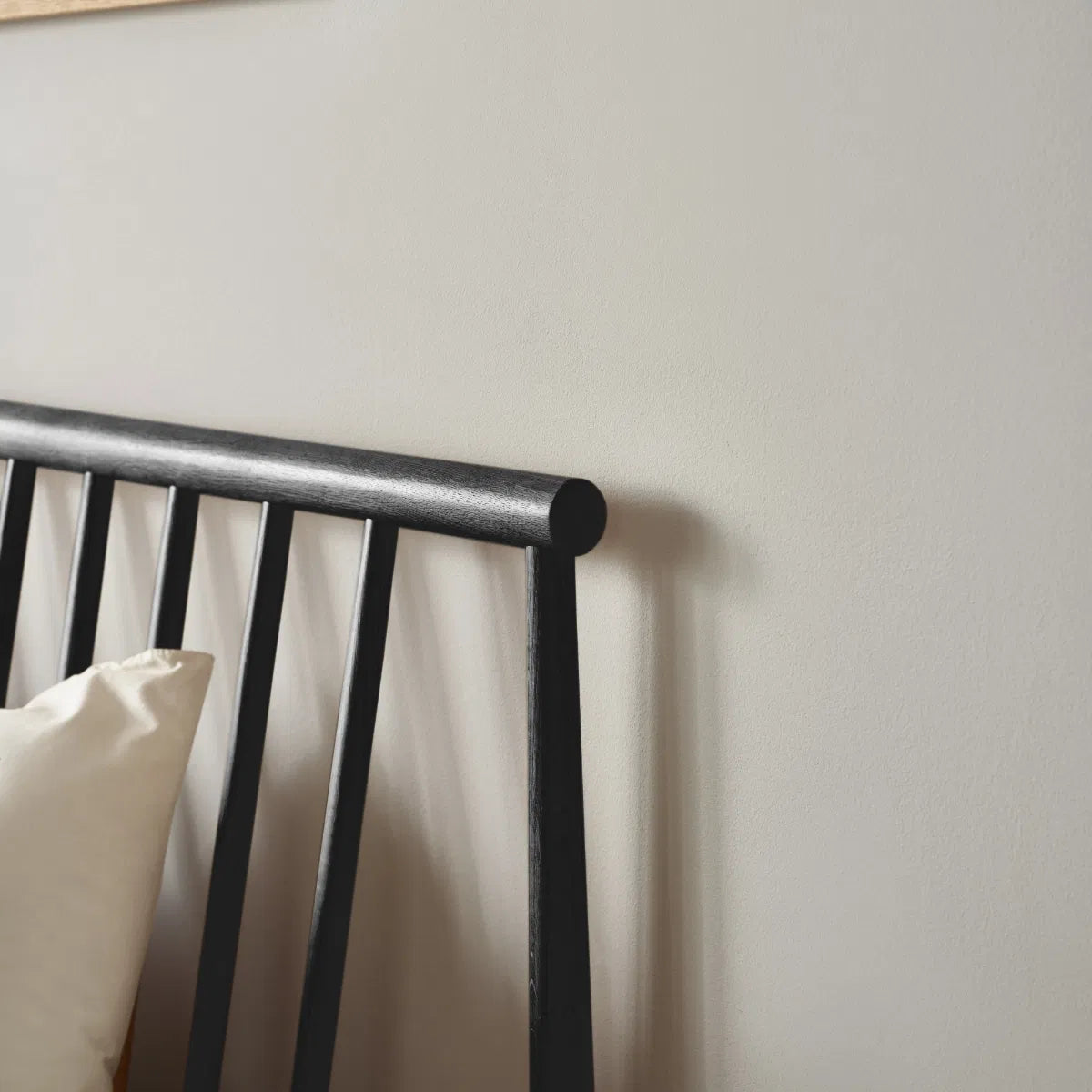 Oxford King Bed Frame — Dark Oak - Industrious Decor