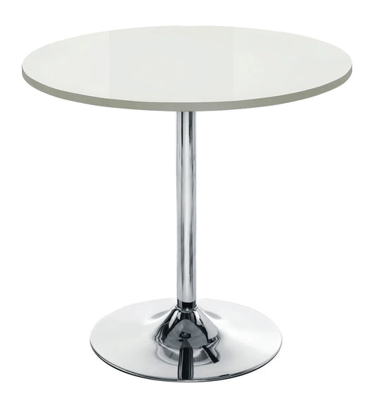 Flare Round Dining Table White - Industrious Decor