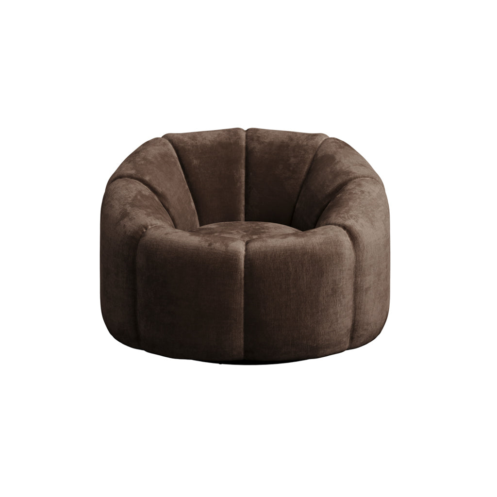 Benjy Chocolate Accent Chair - Industrious Decor