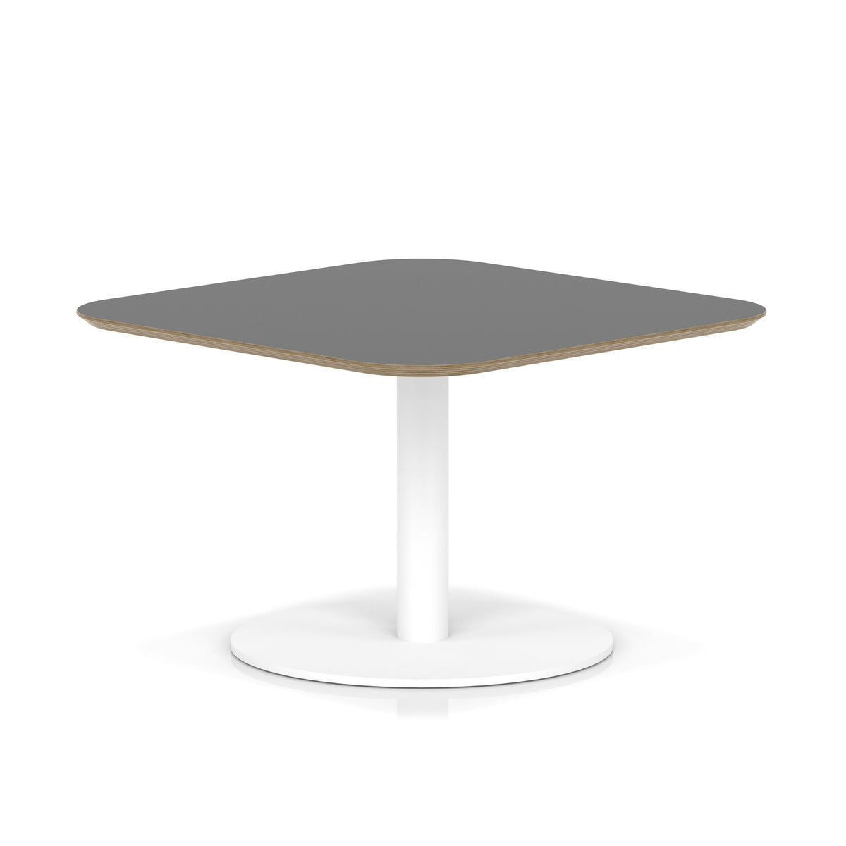 Arlo Square Bistro Coffee Table With Disc Base 800 475 - Industrious Decor