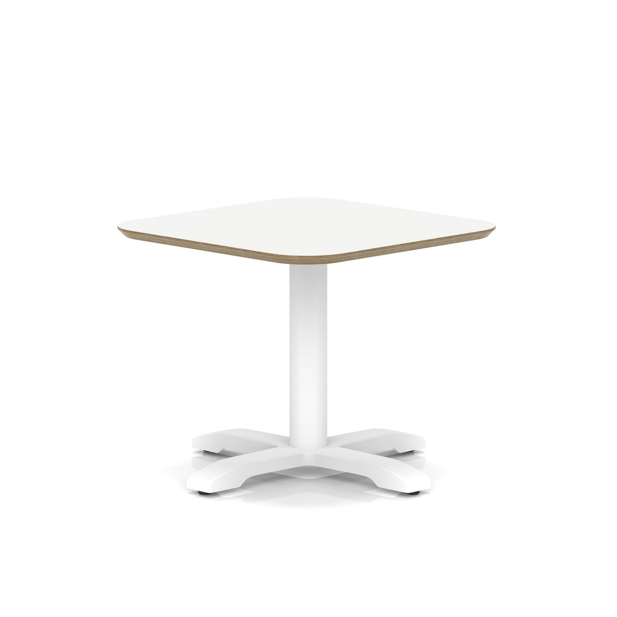 Arlo Square Bistro Coffee Table White 600 495 - Industrious Decor