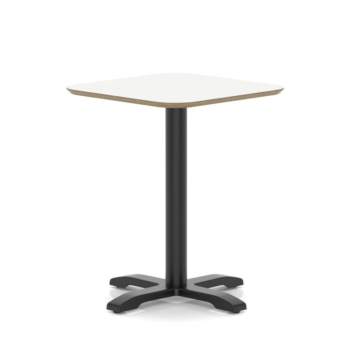 Arlo Square Bistro Dining Table White 600 750 - Industrious Decor