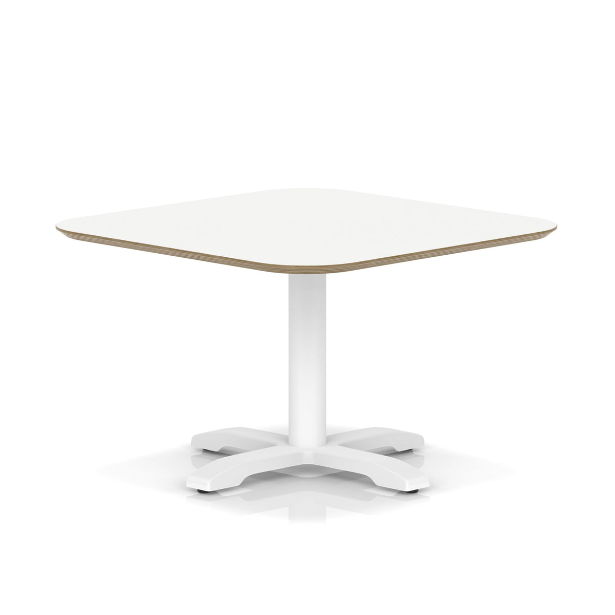 Arlo Square Bistro Coffee Table White 800 495 - Industrious Decor
